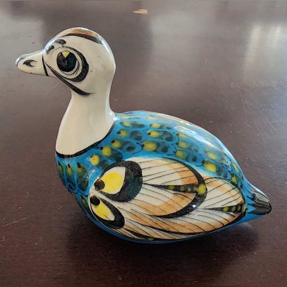 Vintage Mexican pottery bird - Picture 6 of 8
